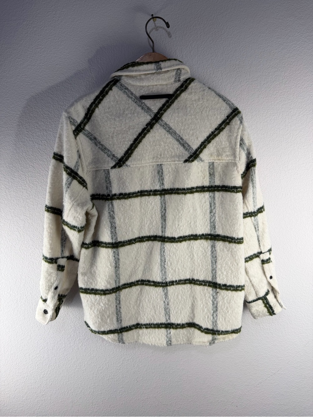 All Saints Monica Woven Shirt Sz 4 - Picture 7 of 7